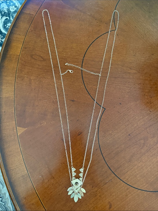 Anthropologie Jewelry - Gold-Tone Boho Geometric Statement Necklace from Anthropologie!!🔥🔥🔥